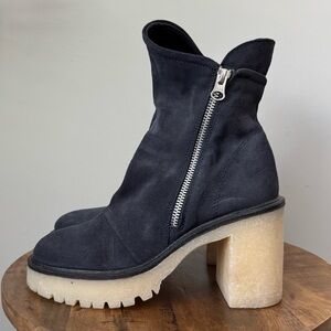 Free People Chunky Heel Boots